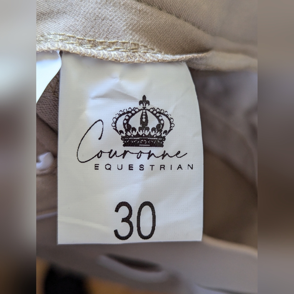 Couronne Equestrian Riding Breeches Mid Rise - Picture 3 of 3